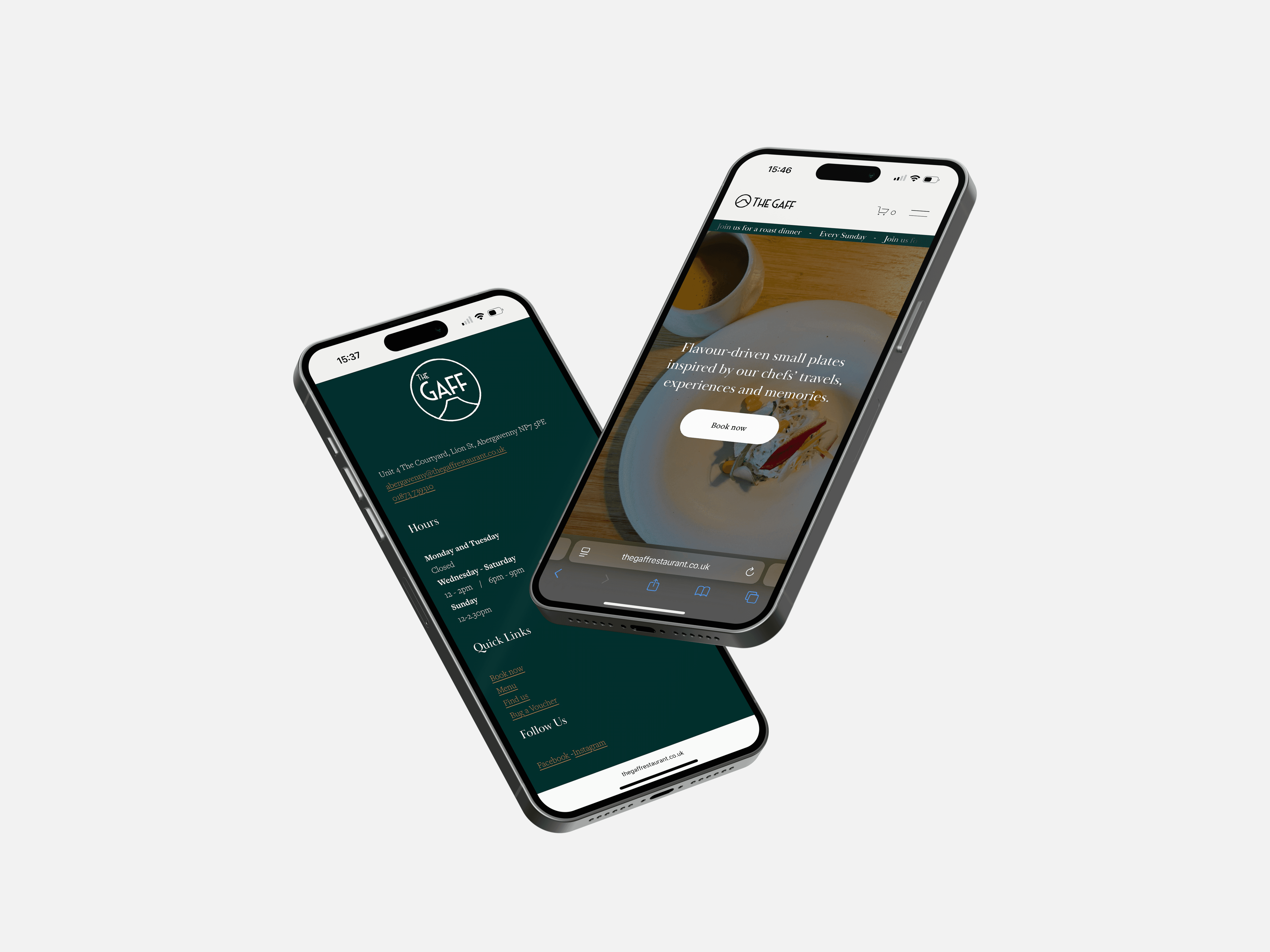 The Gaff Website Redesign